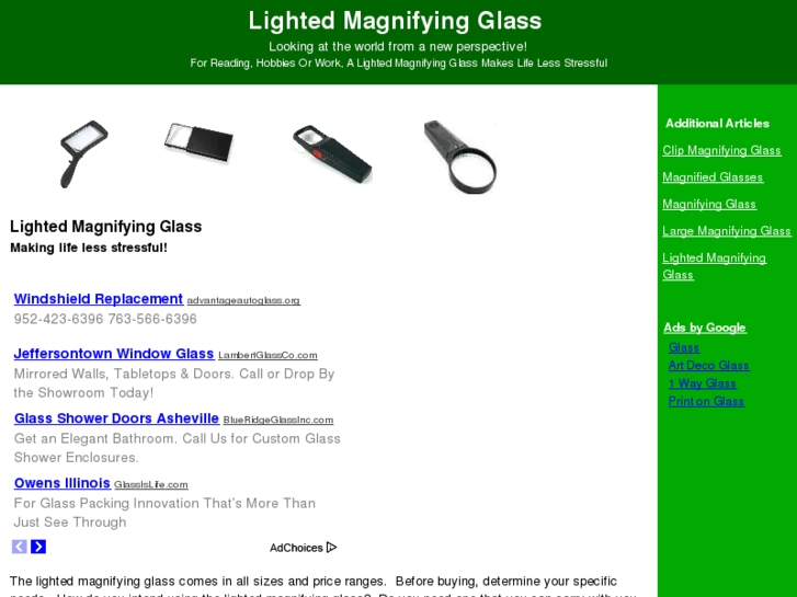 www.lightedmagnifyingglasschoices.com