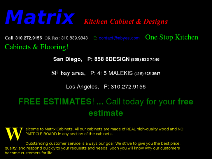 www.matrixcabinet.com