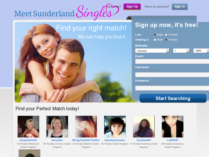 www.meetsunderlandsingles.co.uk