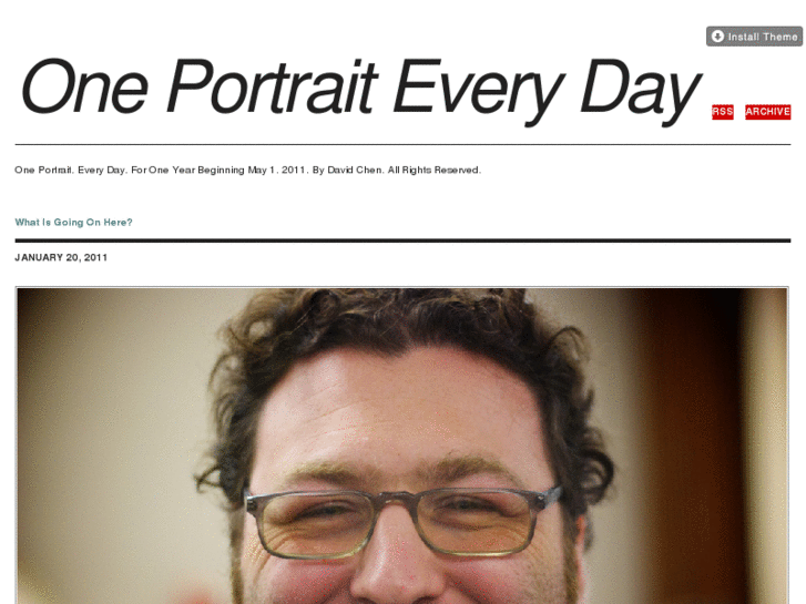 www.oneportraiteveryday.com