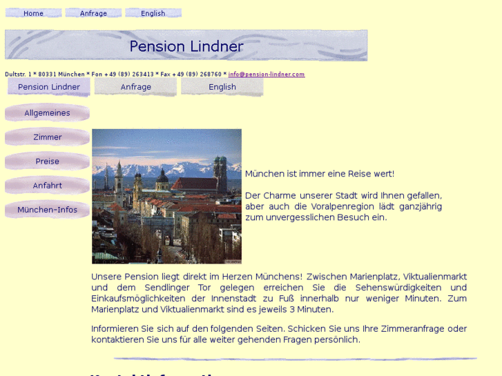 www.pension-lindner.com