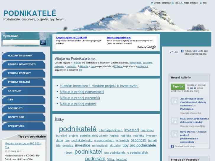 www.podnikatele.net