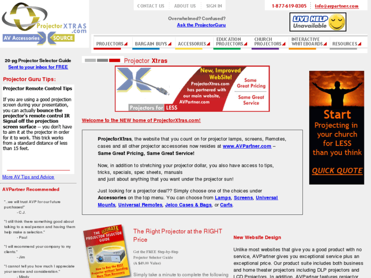 www.projectorxtras.com