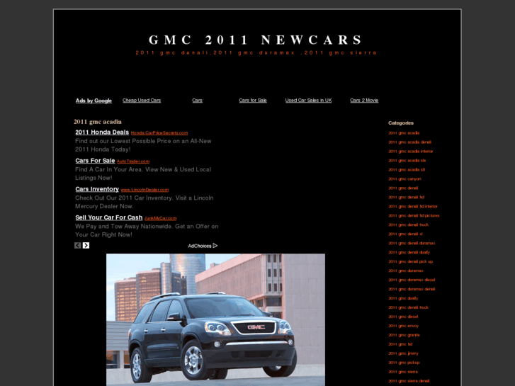 www.gmc2011-newcars.info