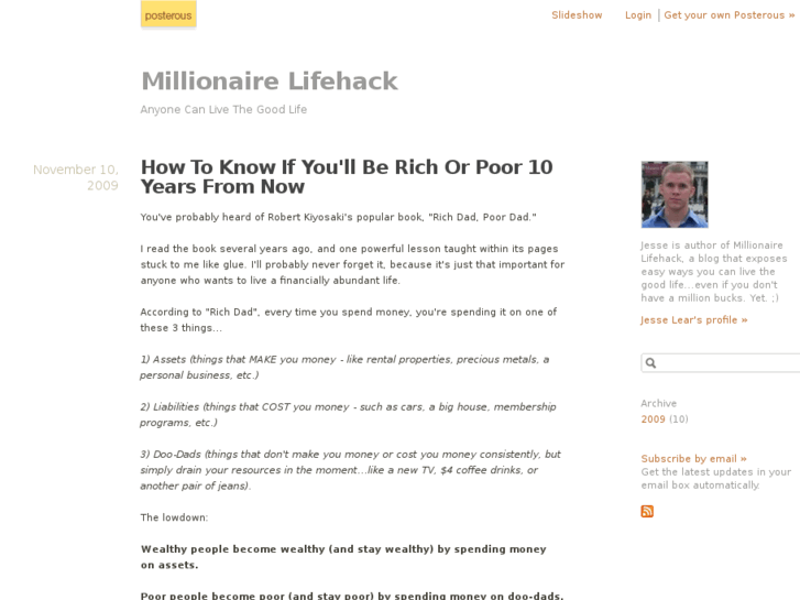 www.millionairelifehack.com