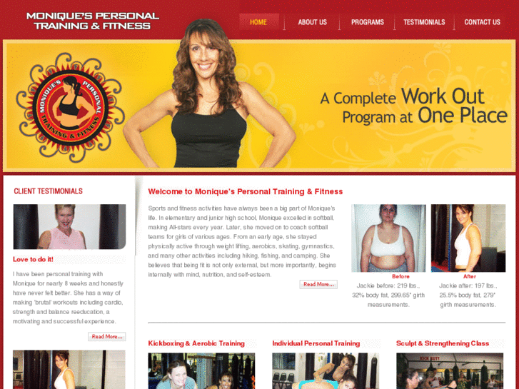 www.moniquespersonaltraining.com