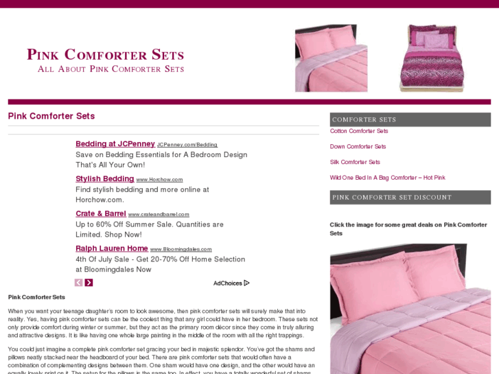 www.pinkcomfortersets.net