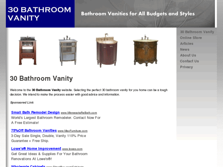 www.30bathroomvanity.net