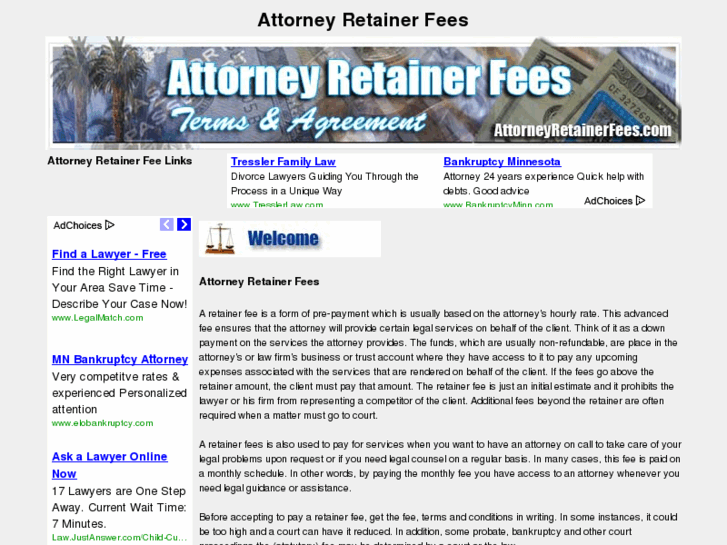 www.attorneyretainerfees.com