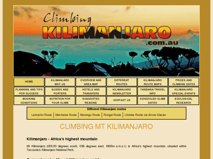 www.climbingkilimanjaro.com.au