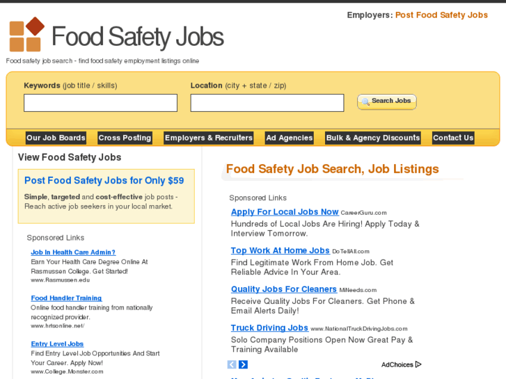 www.foodsafetyjobs.org