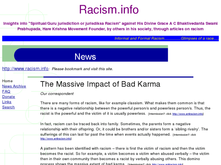 www.racism.info