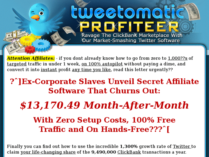 www.tweetomaticprofiteer.biz