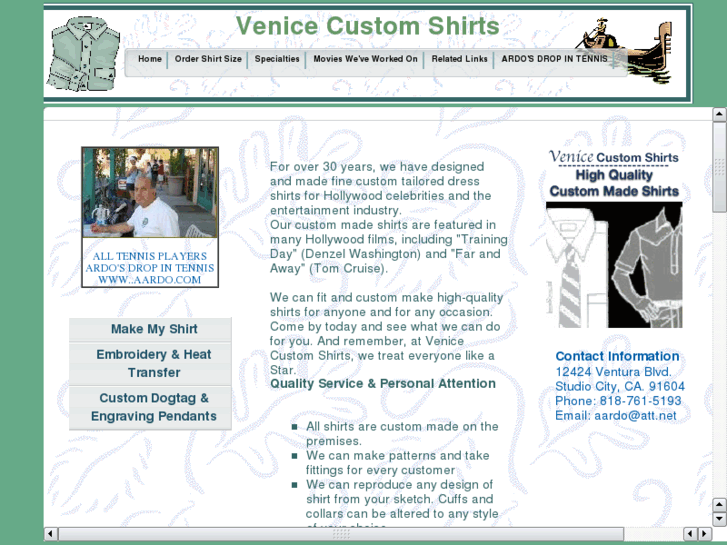 www.venicecustomshirts.com