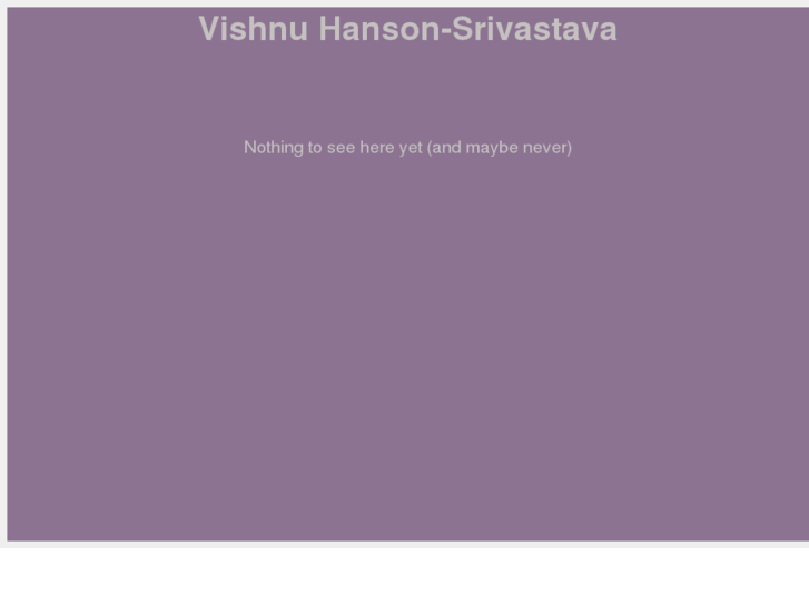 www.vishnuhanson.com