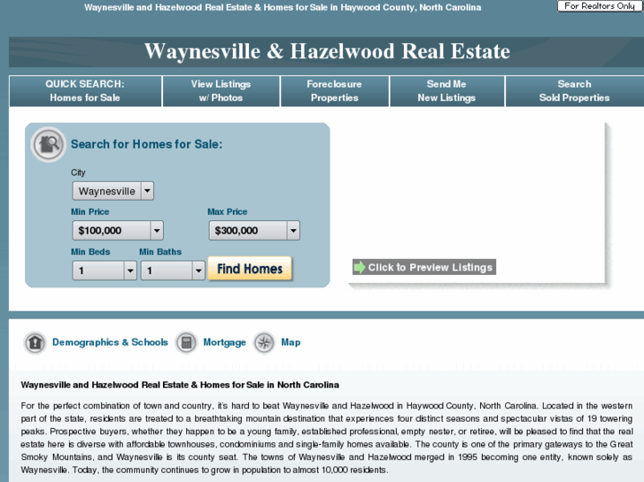 www.waynesville-homesforsale.com