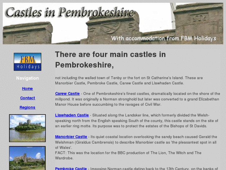 www.castlesinpembrokeshire.co.uk