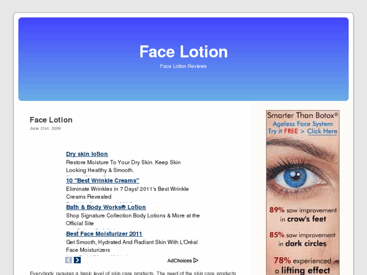 www.facelotion.net