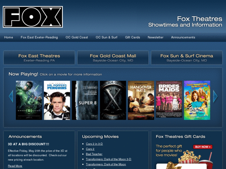 www.foxmovietheaters.com