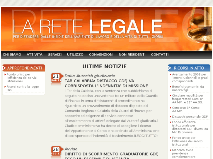 www.laretelegale.it