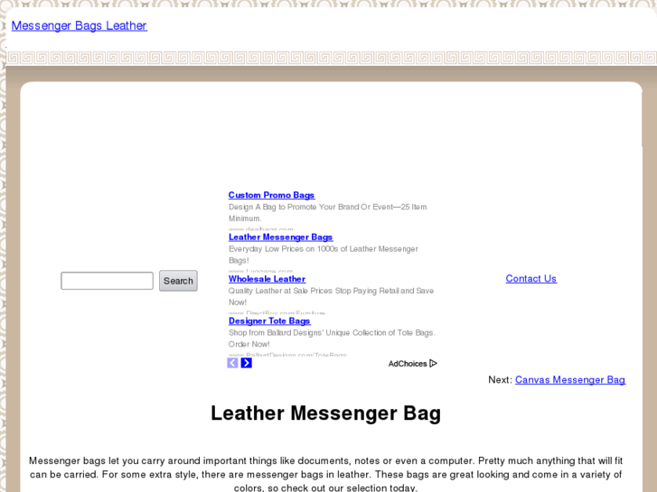 www.messengerbagsleather.com