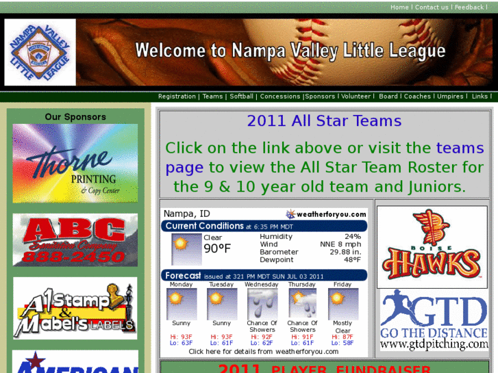 www.nampavalleylittleleague.com