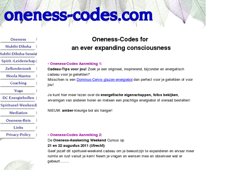 www.oneness-codes.org