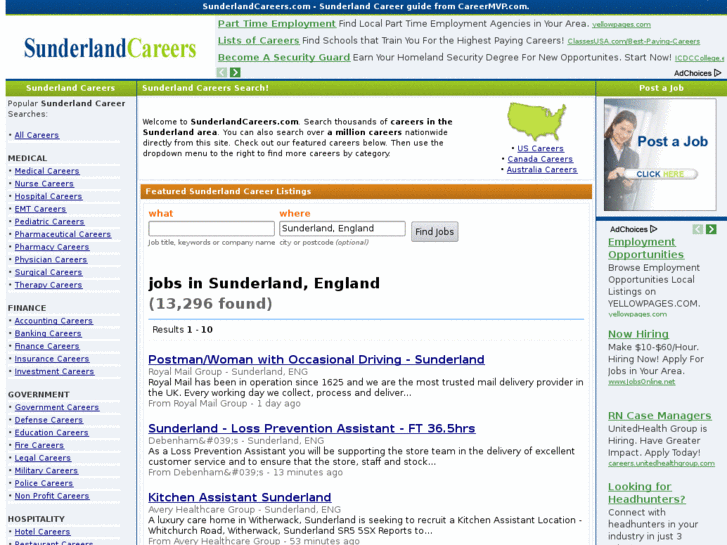 www.sunderlandcareers.com