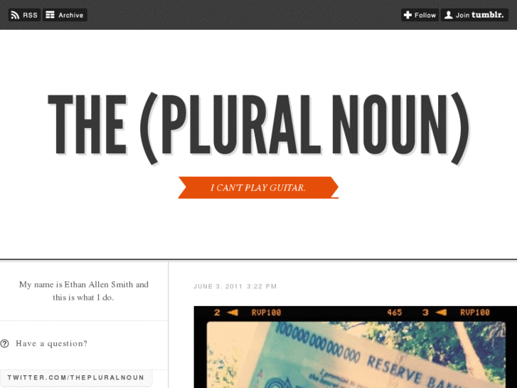 www.thepluralnoun.com