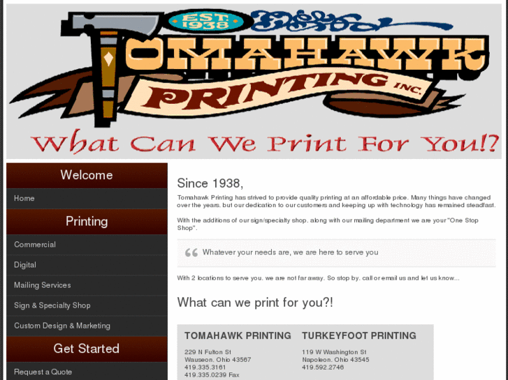 www.tomahawkprinting.com