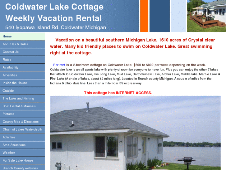 www.coldwaterlakecottage.com