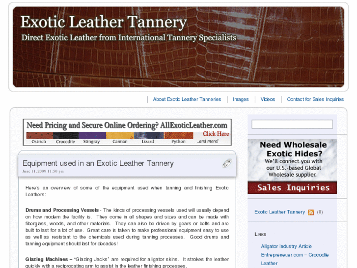 www.exoticleathertannery.com
