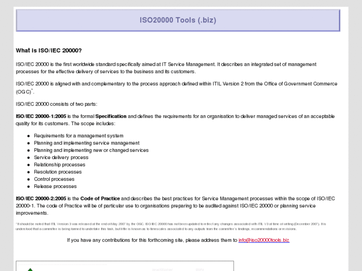 www.iso20000tools.biz