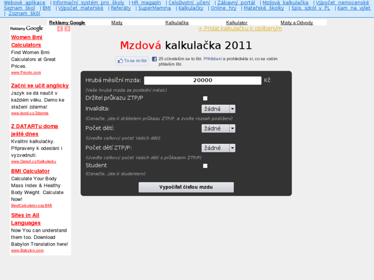 www.mzdova-kalkulacka-2011.cz