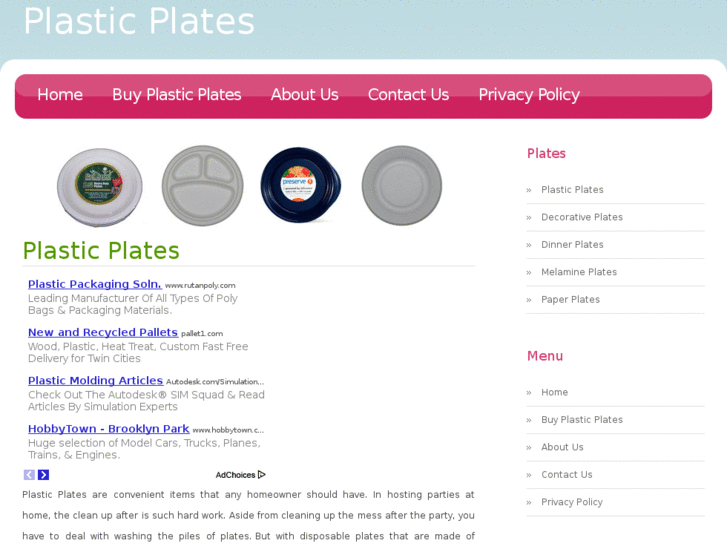 www.plasticplates.org