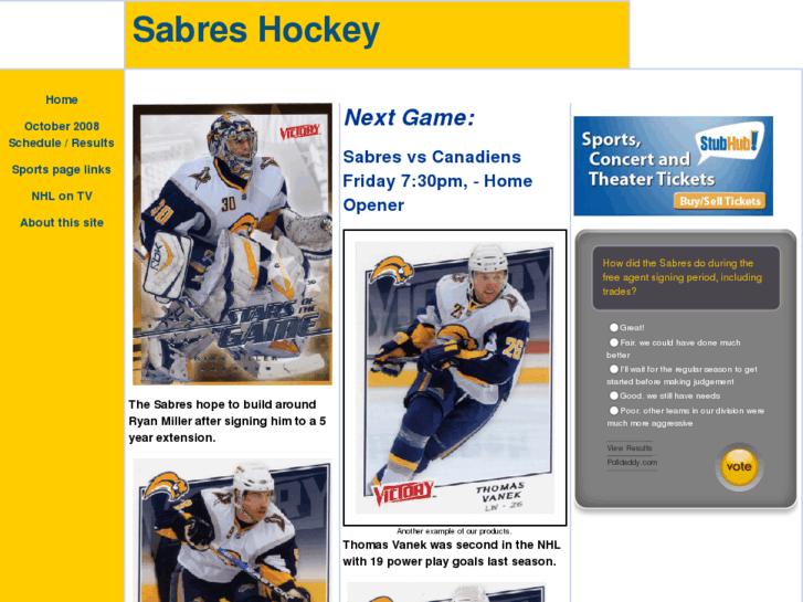 www.sabresicehockey.com