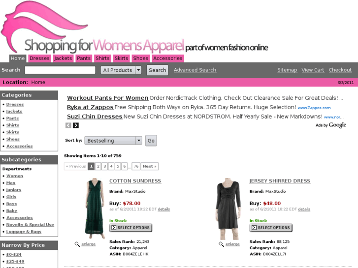 www.shoppingwomensapparel.com