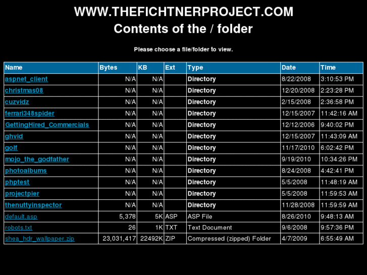 www.thefichtnerproject.com