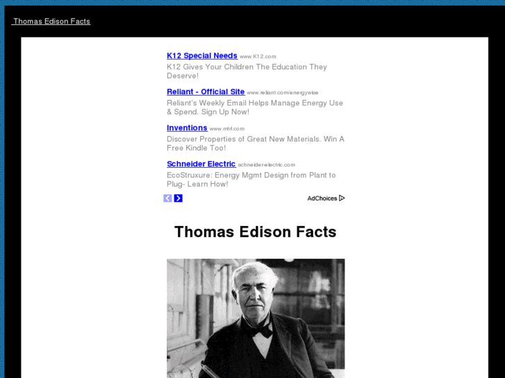 www.thomasedisonfacts.com