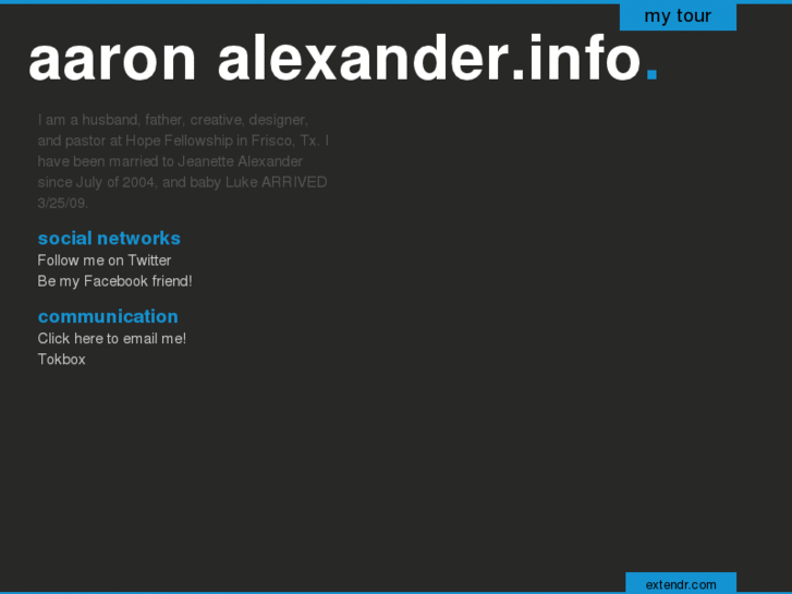 www.aaronalexander.info