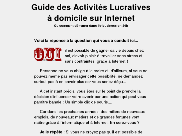 www.activites-lucratives.fr