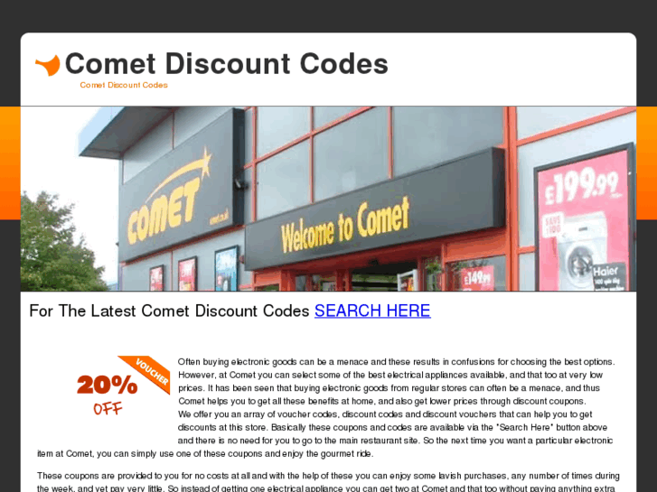 www.cometdiscountcodes.co.uk