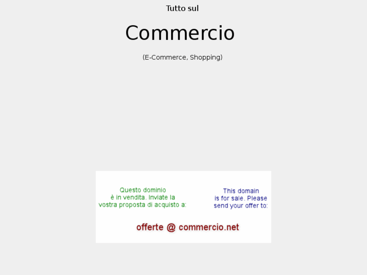 www.commercio.net