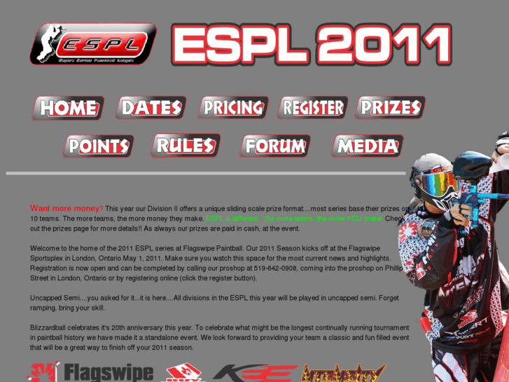 www.esplpaintball.com