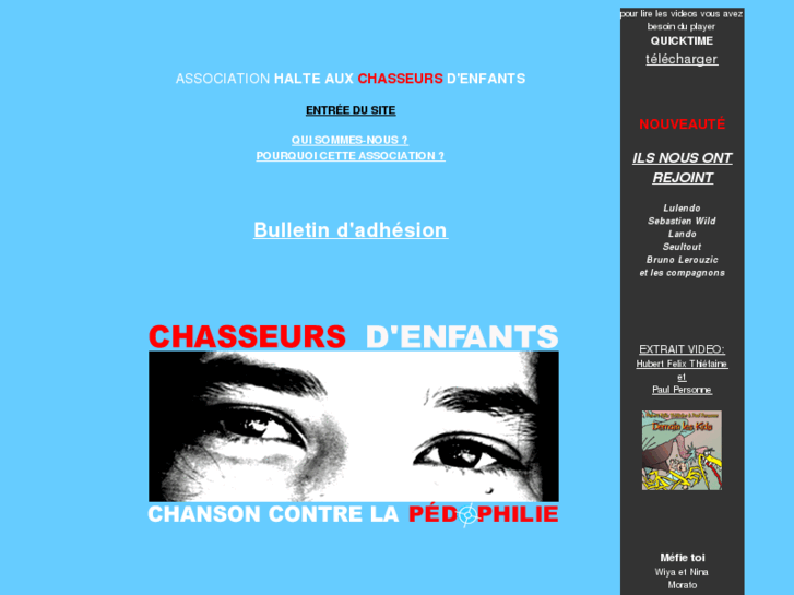 www.halteauxchasseursdenfants.com