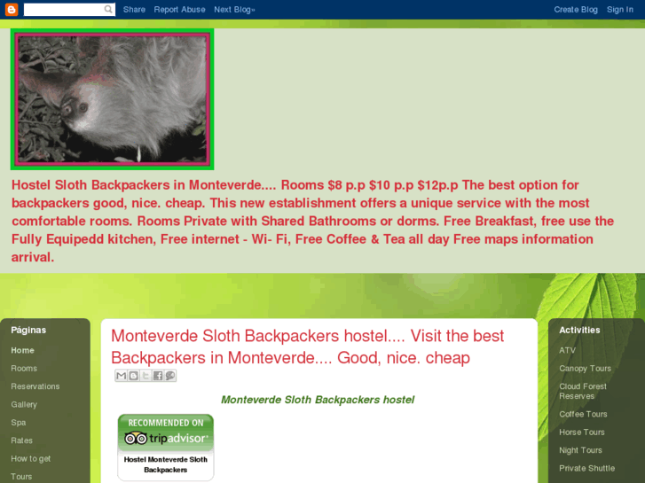 www.monteverdeslothbackpackers.com