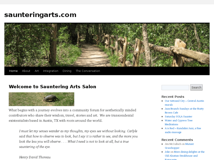 www.saunteringarts.com