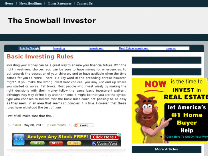 www.thesnowballinvestor.info