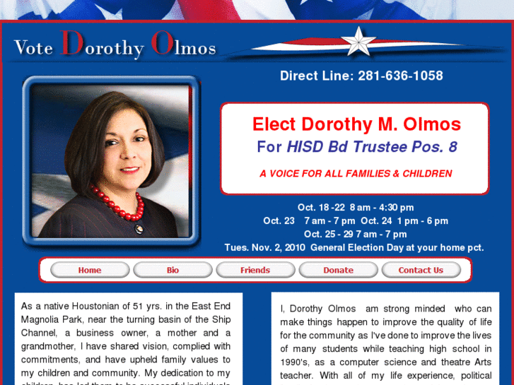 www.votedorothyolmos.com