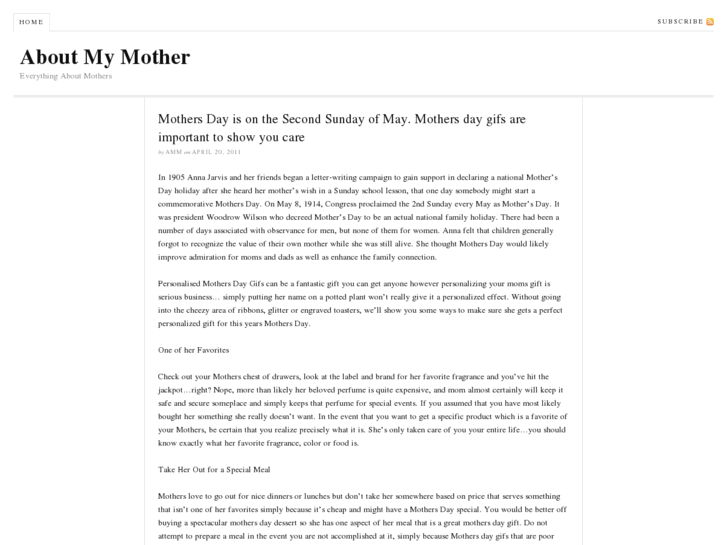 www.aboutmymother.com